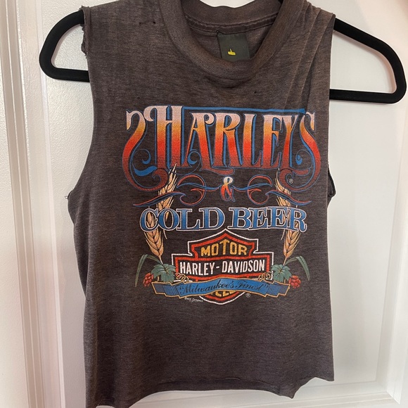 Rare vintage Harley and cold beers tank shirt - Picture 10 of 15